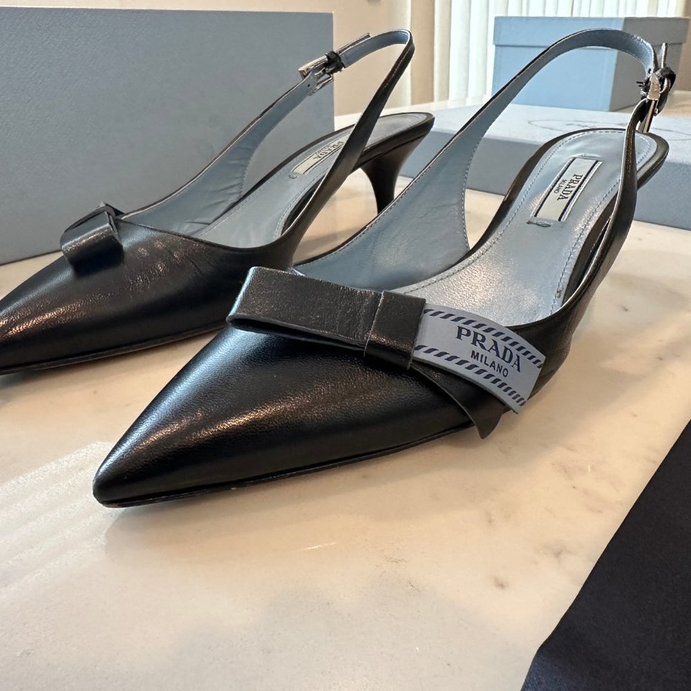 Prada - Calzature Donna - Capretto Near Mint - 36.5 - Picture 3 of 5